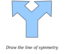 Math Worksheets - Drawing the Line of Symmetry | Geometry Worksheets Org